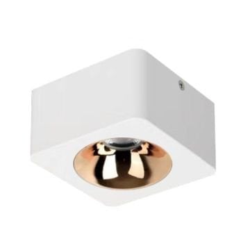 MOLLED MOL2420 10 Watt Beyaz-Gold Sıva Üstü Kare LED Spot (SAMSUNG/PHILIPS LED & EAGLERISE/LIFUD Driver)