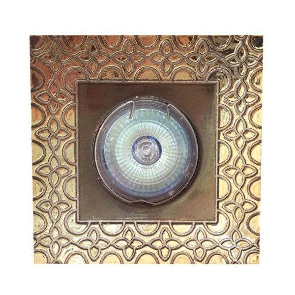 ACK AH04-01196 Eskitme Dekoratif Kare Spot Kasası