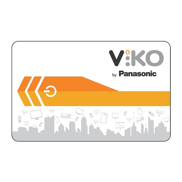 VİKO 90551288 Energy Saver Kart [Turuncu & Beyaz]