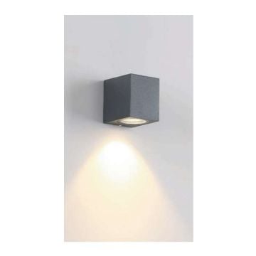 MOLLED MOL8033 Siyah/Antrasit/Beyaz Tek Yönlü Dış Mekan Aplik - Metal Gövde - GU10 Duylu