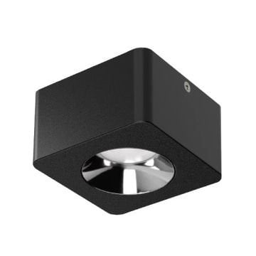 MOLLED MOL2421 8 Watt Siyah-Platin Sıva Üstü Kare LED Spot (SAMSUNG/PHILIPS LED & EAGLERISE/LIFUD Driver)