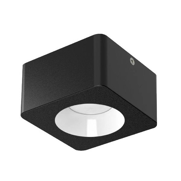 MOLLED MOL2421 8 Watt Siyah-Beyaz Sıva Üstü Kare LED Spot (SAMSUNG/PHILIPS LED & EAGLERISE/LIFUD Driver)