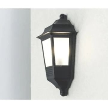 HOROZ 400-010-120 BEGONYA Siyah Dış Mekan Aplik (Plastik Kasa)