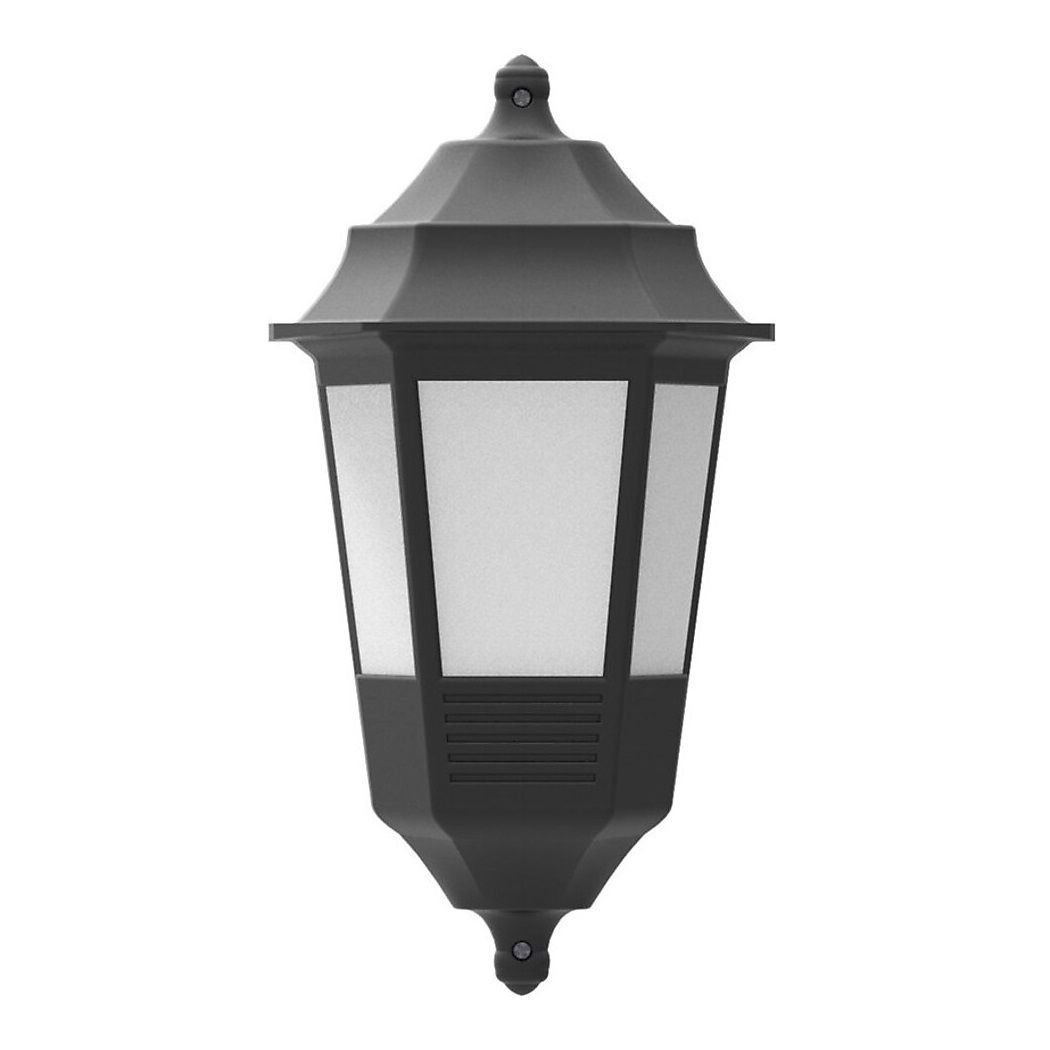 HOROZ 400-010-120 BEGONYA Siyah Dış Mekan Aplik (Plastik Kasa)