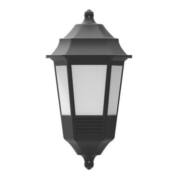 HOROZ 400-010-120 BEGONYA Siyah Dış Mekan Aplik (Plastik Kasa)