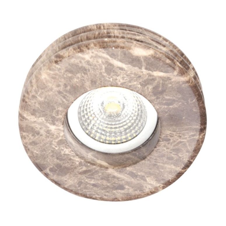 ACK AH04-01047 Kahve Mermer Desen Spot Kasası