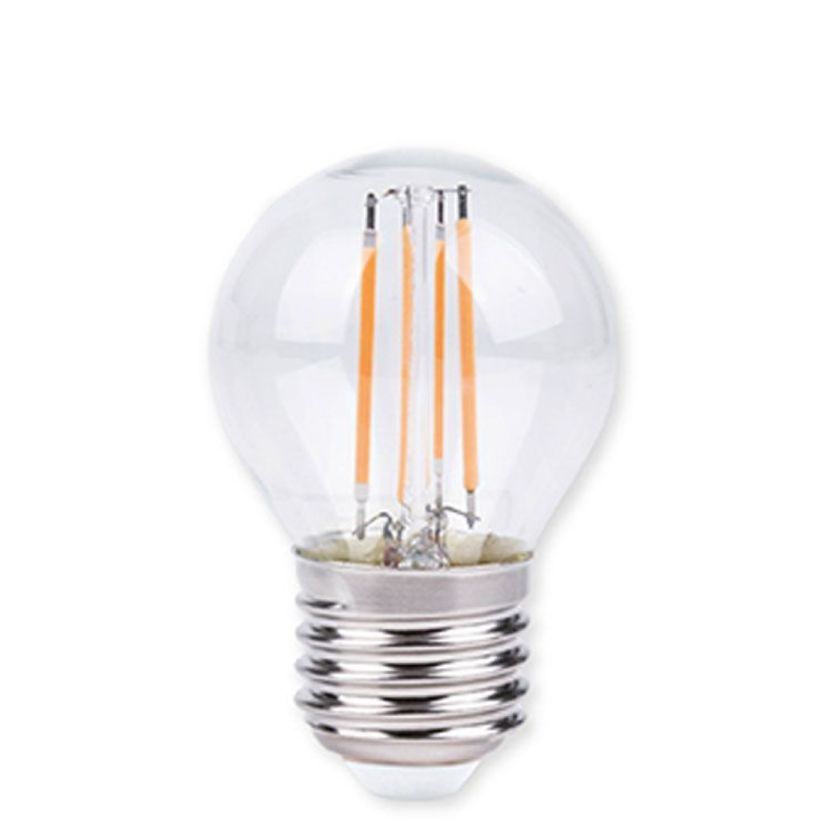 NOAS YL92-2111 4 Watt Şeffaf Camlı G45 Rustik LED Ampul - Sarı Işık (2700K)