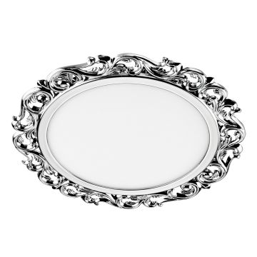 goldX ZE707 12 Watt Sıva Altı Krom Dekoratif LED Panel