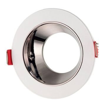 CATA CT-5046 Jaguar Sıva Altı Beyaz-Platin Yuvarlak Spot Kasası