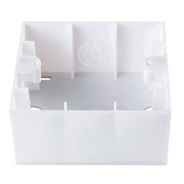 VİKO Meridian 90979009 İkili Sıva Üstü Kasa [Beyaz]