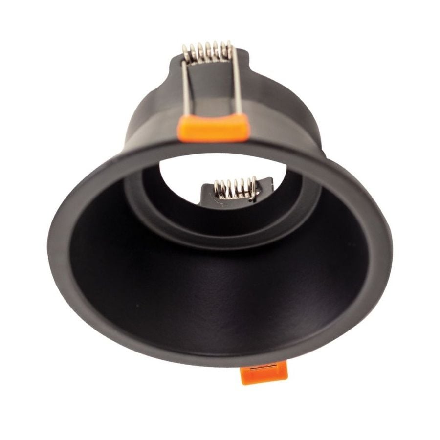 ACK AH03-04011 Siyah Sıva Altı Yuvarlak Spot Kasası (Metal)