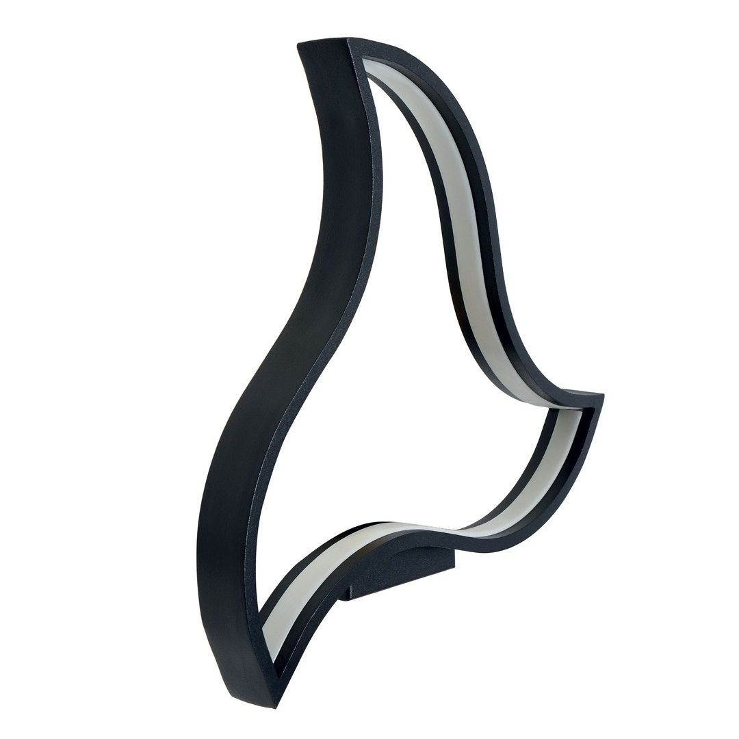 CreaLight AL02-43101 15 Watt Siyah/Beyaz Dekoratif LED Aplik