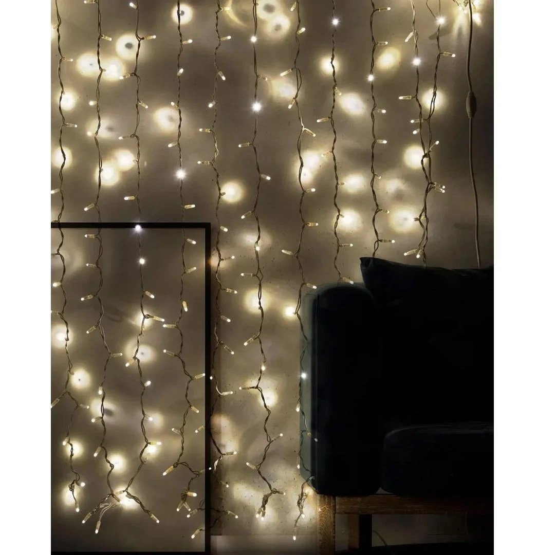 ACK AS90-00300F 200x200 cm Flaşörlü Dış Mekan LED Perde - Gün Işığı (3000K)