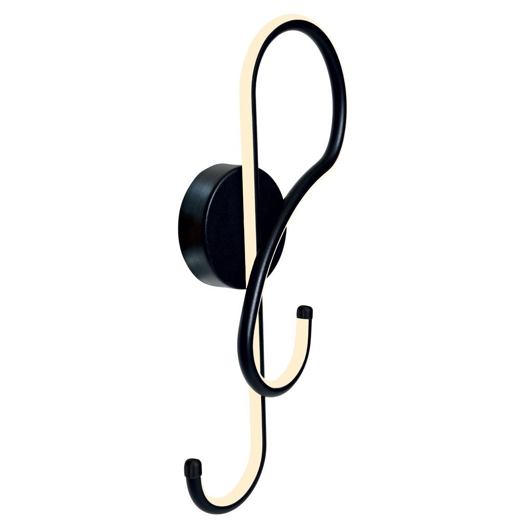 CreaLight AL02-37101 15 Watt Siyah/Beyaz Dekoratif LED Aplik