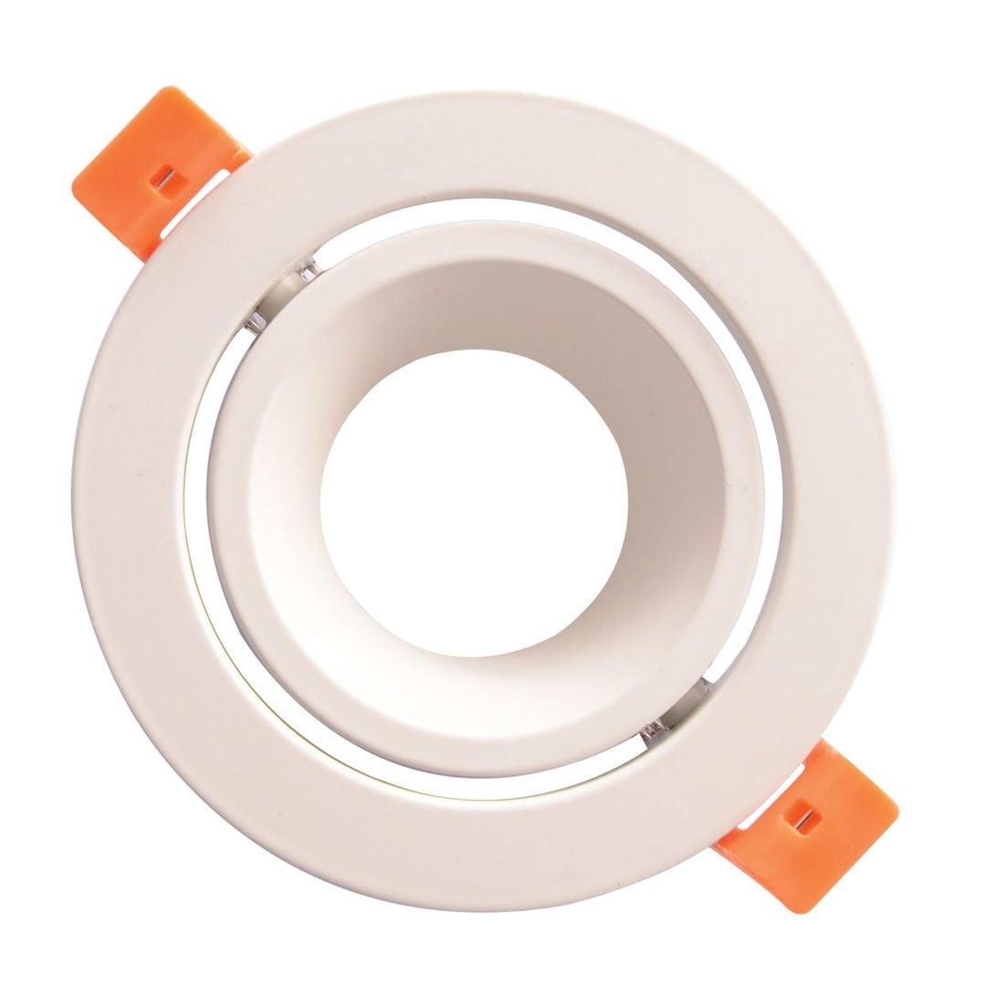 ACK AH03-04070 Beyaz Sıva Altı Yuvarlak Spot Kasası (Metal)