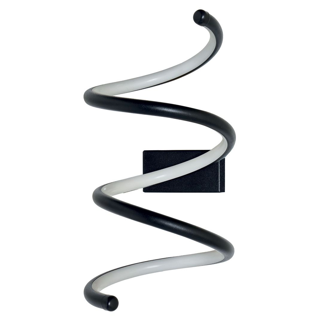 CreaLight AL02-36101 15 Watt Siyah/Beyaz Helezonik LED Aplik