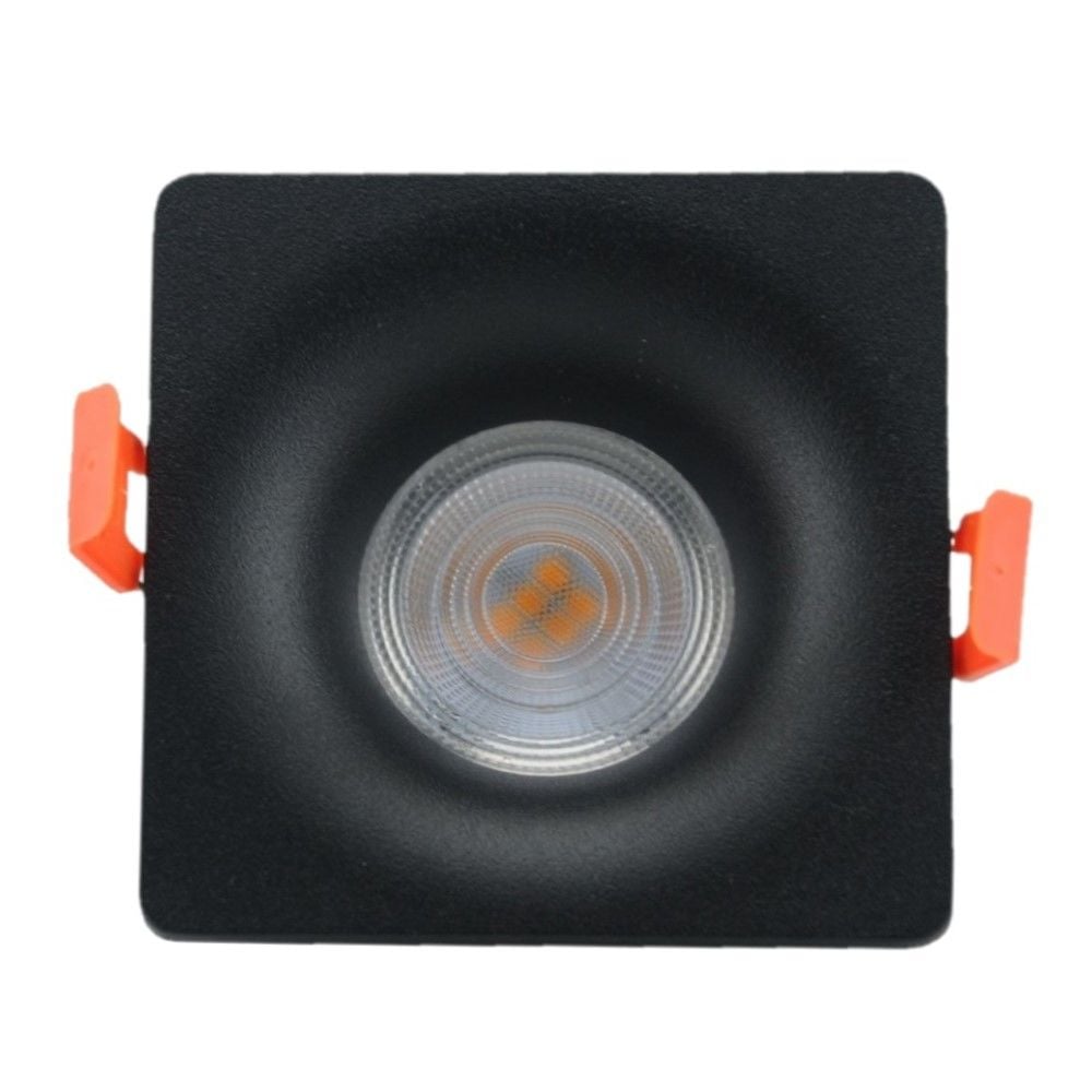 90 Sıva Altı Siyah Kare Spot Kasası