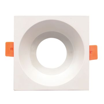 ACK AH03-04020 Beyaz Sıva Altı Kare Spot Kasası (Metal)