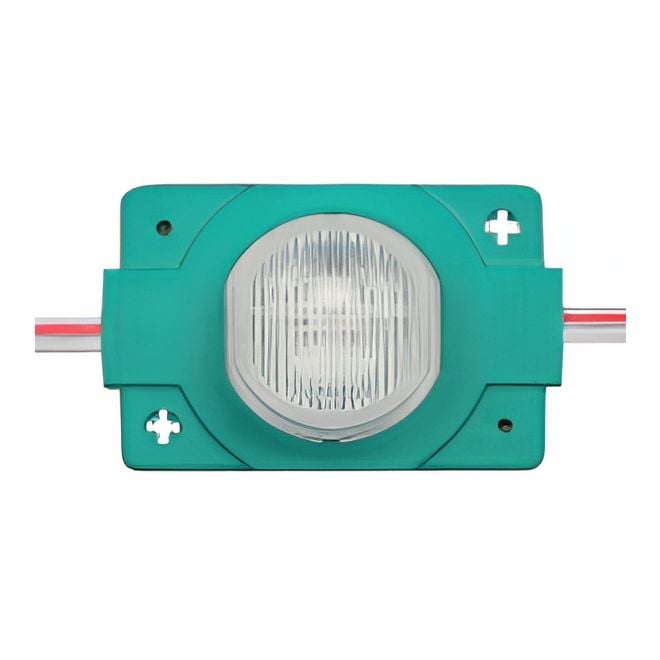 İled 12 Volt 1.5 Watt Modül LED - Yeşil Işık - 165 Derece - MLIL.3030.G067.R112