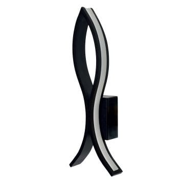 CreaLight AL02-53101 15 Watt Siyah/Beyaz Dekoratif LED Aplik