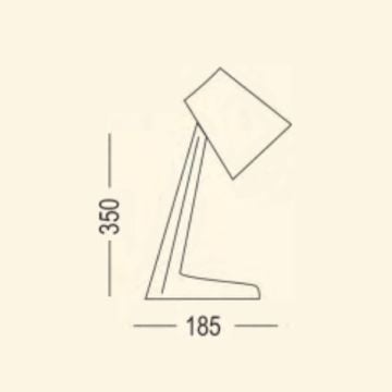 ZİTA 301-Siyah Beyaz Abajurlü Siyah Pembe Masa Lambası - PC Gövde - E14 Duylu