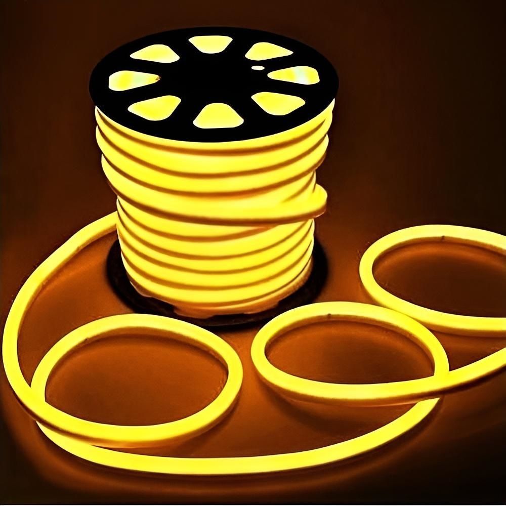 HELIOS HS 3251 12 Volt Dış Mekan Amber Neon LED Hortum (10 Watt/Metre) [50 Metre]