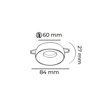 MOLLED MOL4180 Eskitme Sıva Altı Yuvarlak Spot Kasası (Metal)
