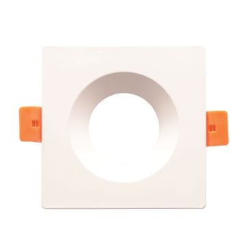 ACK AH03-04030 Beyaz Sıva Altı Kare Spot Kasası (Metal)