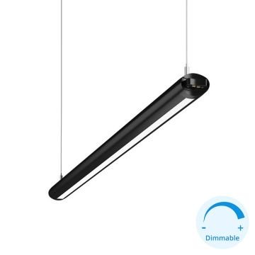 GOYA GY 8070-94 Siyah/Beyaz Kasa 26 Watt 94 cm DİMLİ Lineer Sarkıt Avize