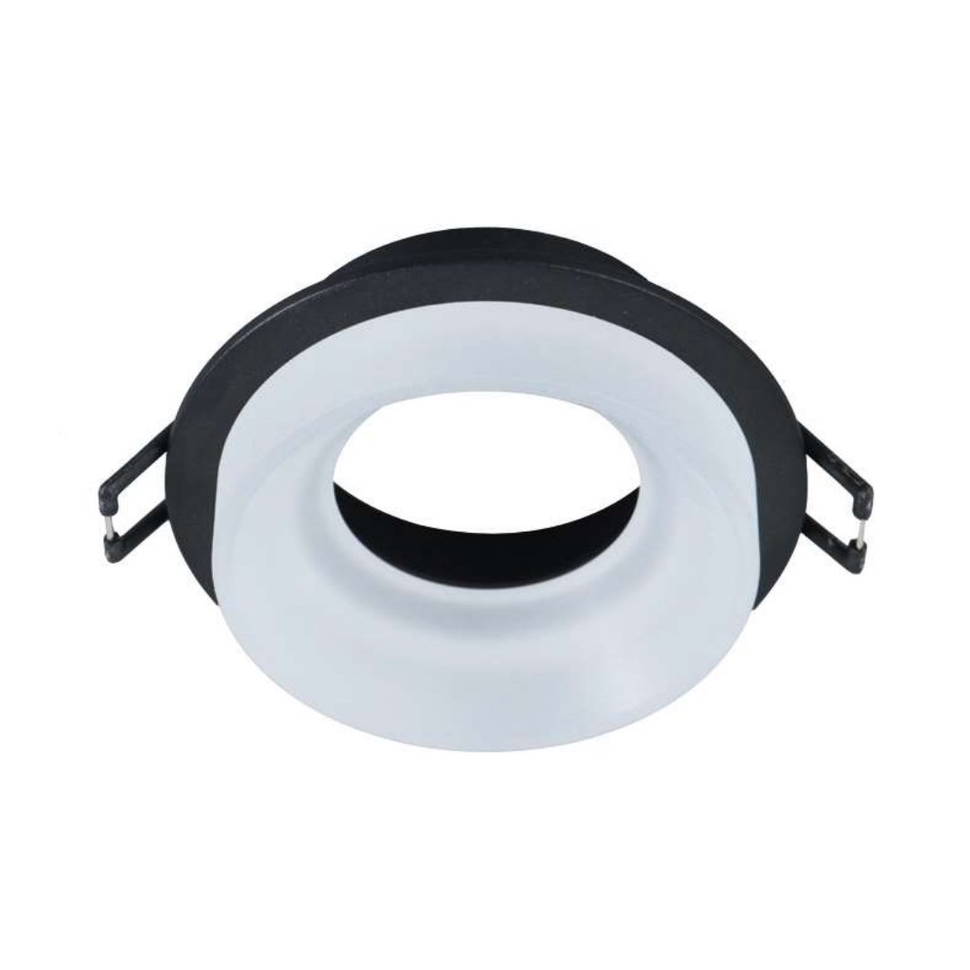 MOLLED MOL4174 Siyah-Beyaz Sıva Altı Yuvarlak Spot Kasası (Metal)