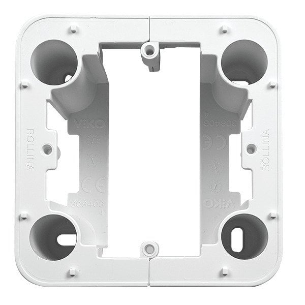 VİKO Rollina 90480058 Rollina Tekli Sıva Üstü Kasa [Beyaz]