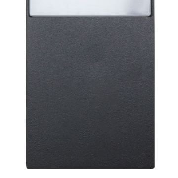 HOROZ 076-053-0001 PRESTIGE 12 Watt Siyah Dış Mekan LED Aplik - Metal Kasa - Beyaz Işık (6400K)