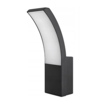 HOROZ 076-053-0001 PRESTIGE 12 Watt Siyah Dış Mekan LED Aplik - Metal Kasa - Beyaz Işık (6400K)