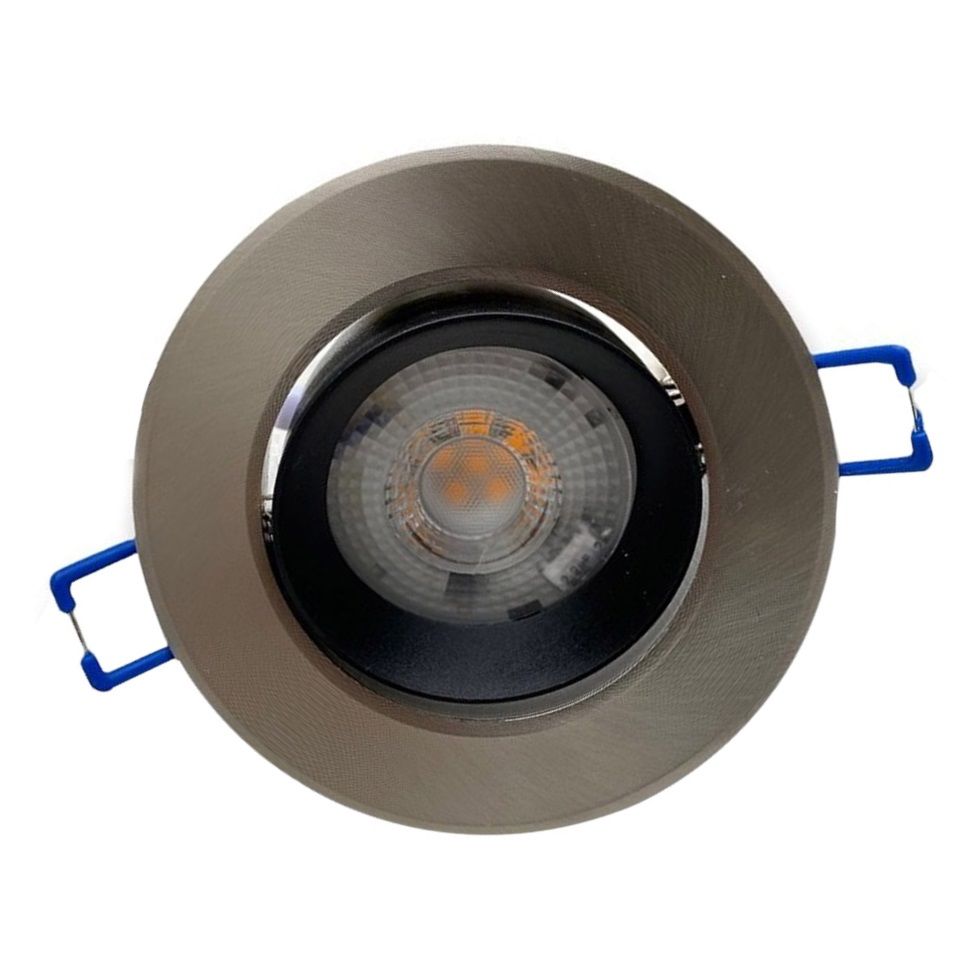CATA CT-5252 Akik 7 Watt Sıva Altı Krom-Siyah Yuvarlak LED Spot