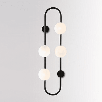 CL-3054 Camlı Elips Aplik