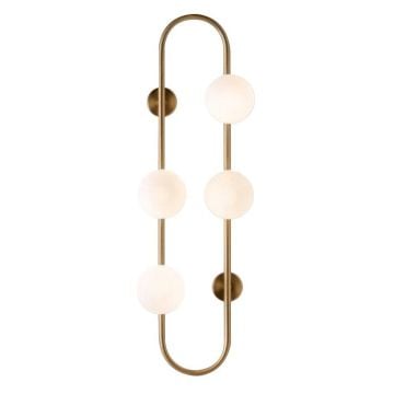 CL-3054 Camlı Elips Aplik