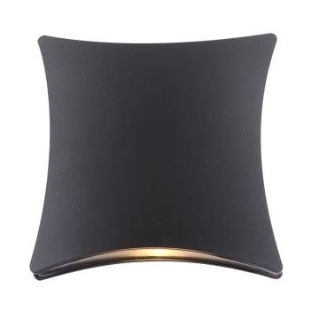 HOROZ 076-006-0006 TAFLAN 5.5 Watt Siyah 4 Yönlü Dış Mekan LED Aplik - Metal Kasa - Ilık Beyaz (4100K)