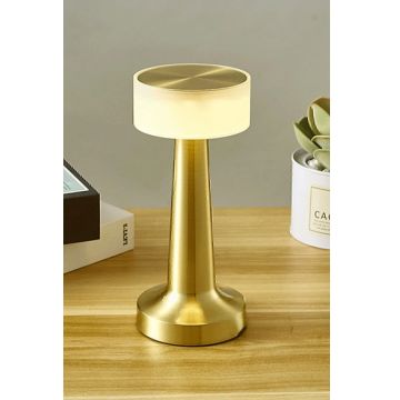 CATA CT-8436 Denver Şarjlı, Dimlli, Dokunmatik LED Masa Lambası - 3 Işık Renkli (Beyaz + Ilık Beyaz + Gün Işığı)