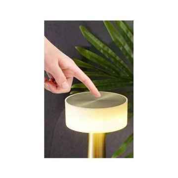 CATA CT-8436 Denver Şarjlı, Dimlli, Dokunmatik LED Masa Lambası - 3 Işık Renkli (Beyaz + Ilık Beyaz + Gün Işığı)