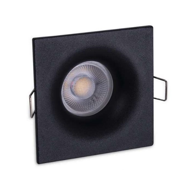 MOLLED MOL4178 Siyah Sıva Altı Kare Spot Kasası (Metal)