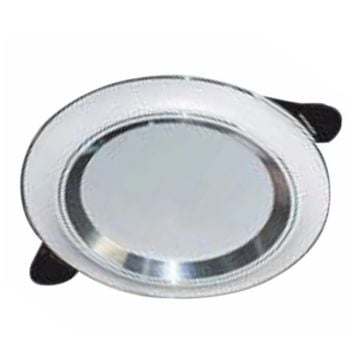 CATA CT-5257 Zebra 6 Watt Beyaz-Krom LED Downlight Armatür - 3 Işık Renkli (Beyaz + Ilık Beyaz + Gün Işığı)
