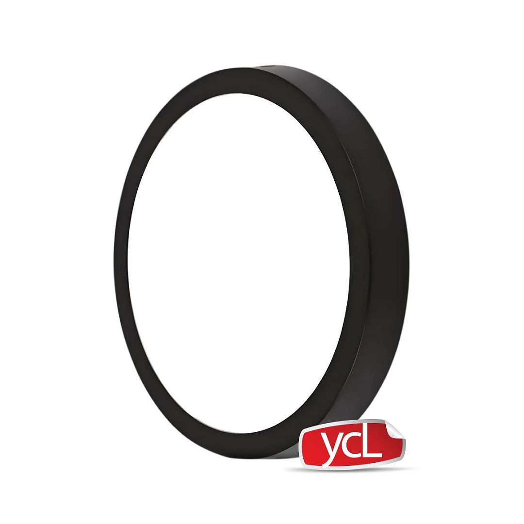 YCL ASM 1218 18 Watt Siyah Kasa Sıva Üstü Yuvarlak LED Panel