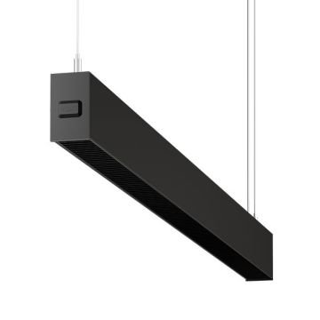 GOYA GY 8055-150 Siyah Kasa 65 Watt 150 cm Kamaşma Önleyicili Lineer Sarkıt Avize