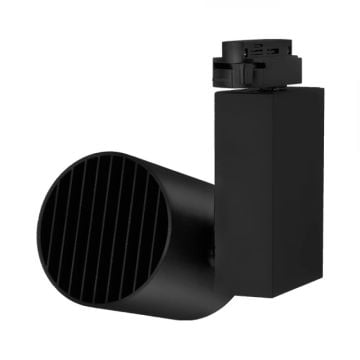 Braytron BD30-70211 Siyah Kasa 40 Watt Trifaze PHILIPS LED Ray Spot - Ilık Beyaz (4000K)