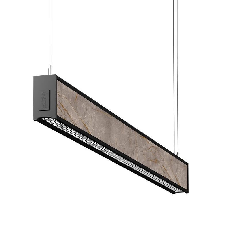 GOYA GY 8046-120 34 Watt 120 cm Gri Mermer Desenli Lineer Sarkıt Armatür