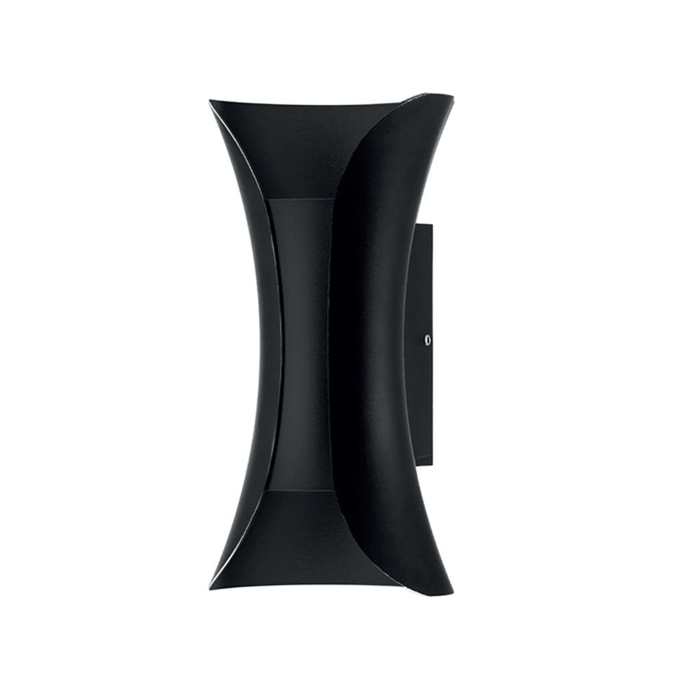 HOROZ 076-052-0010 ERA 10 Watt Siyah Çift Yönlü Dış Mekan LED Aplik (Plastik Kasa)