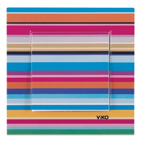 VİKO Karre Style 90960916 Anahtar [Renkli Yatay Çizgili]