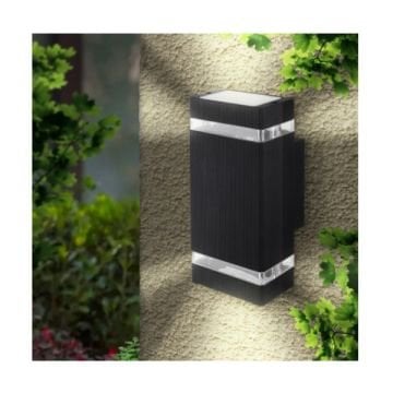 HOROZ 075-019-0002 REGNUM Siyah Dış Mekan Aplik (Metal Kasa)