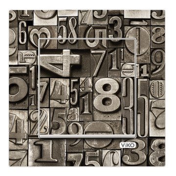 VİKO Karre Style 90960918 Anahtar [Rakam Temalı]