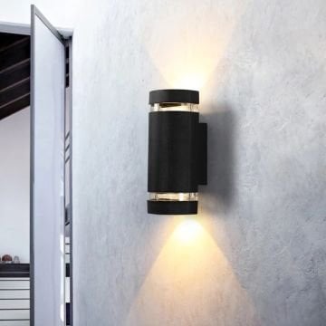 HOROZ 075-019-0004 REGNUM Siyah Dış Mekan Aplik (Metal Kasa)